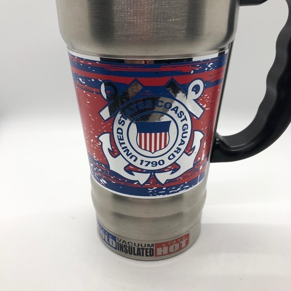 New!! Coast Guard Thermal Cup with Handle